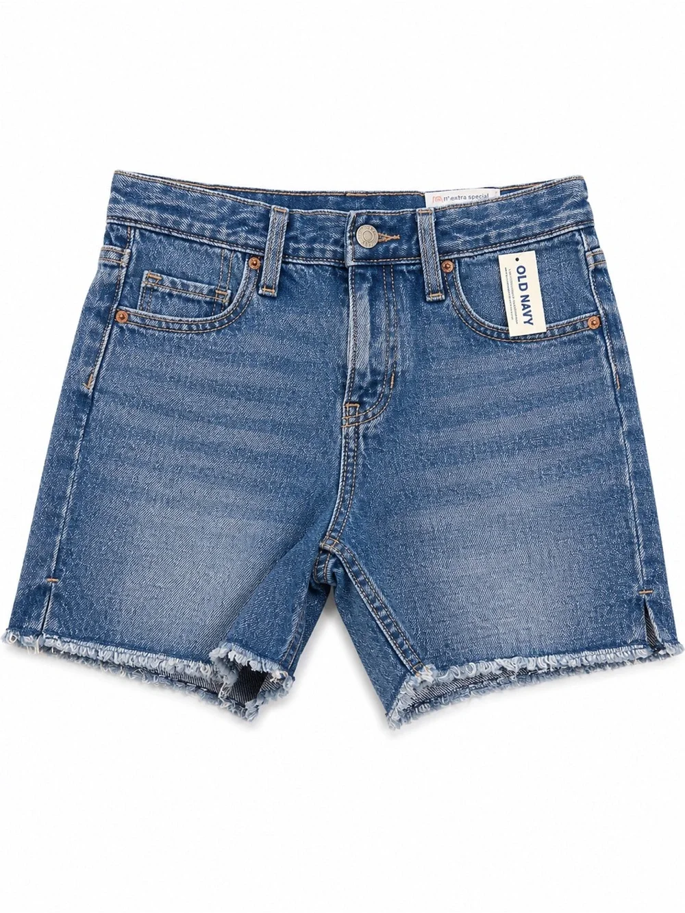 Old Navy Two-Tone Denim Cutoff Shorts - Light Blue & Dark Blue